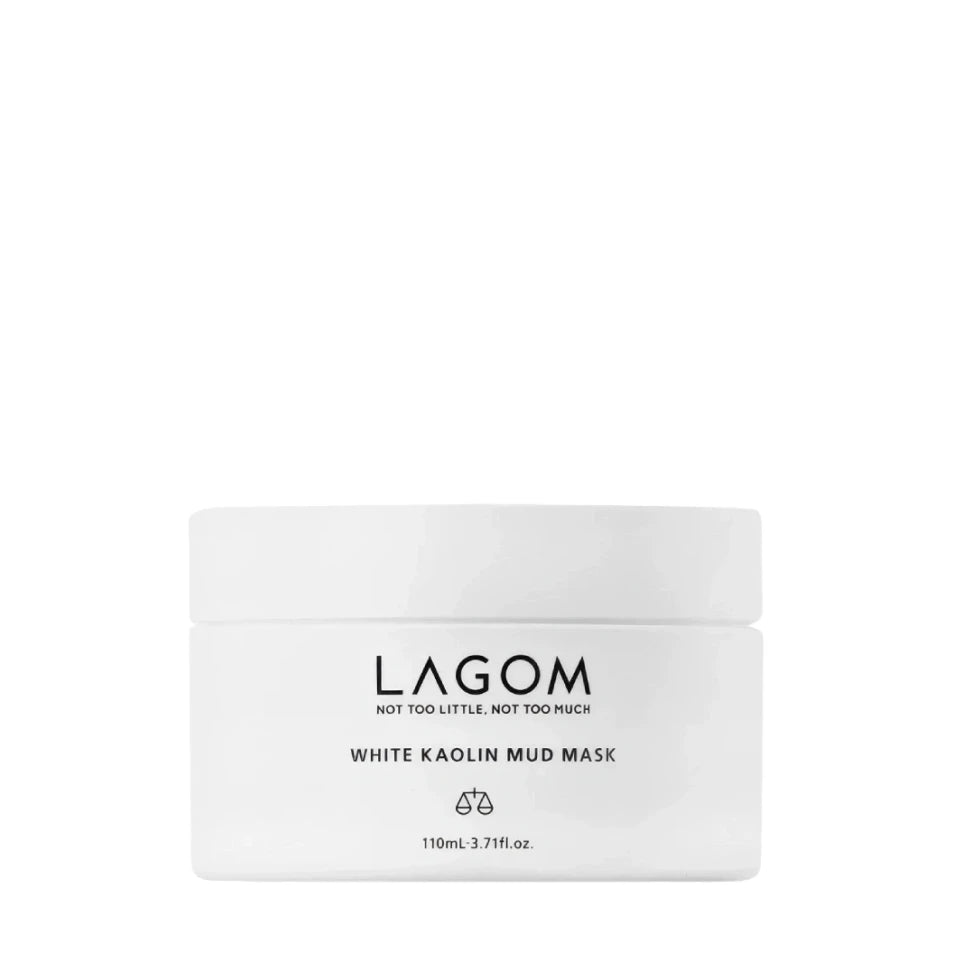 Отшелушивающая глиняная маска Lagom White Kaolin Mud Mask 110 мл