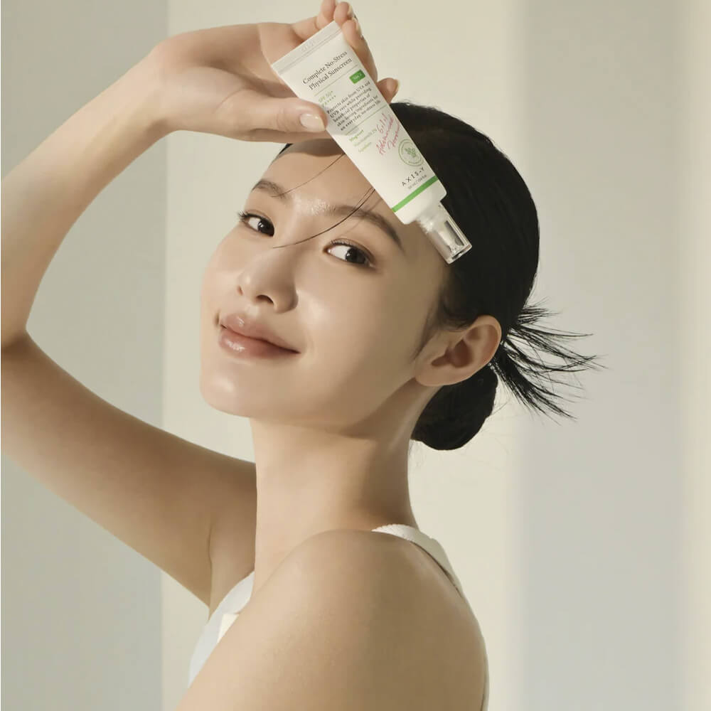 Лёгкий минеральный санскрин AXIS-Y Complete No-Stress Physical Sunscreen V. 3 SPF50+ PA++++