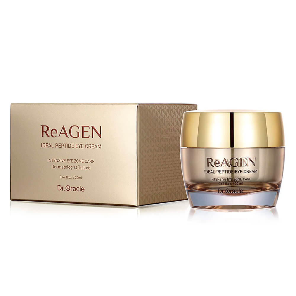 Омолаживающий крем для век с золотом и пептидами Dr. Oracle ReAGEN Ideal Peptide Eye Cream 20ml