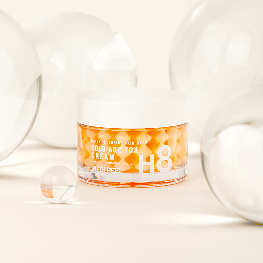 Антивозрастной капсульный крем с экстрактом золотого шелкопряда MEDI-PEEL Gold Age Tox Cream 50 ml