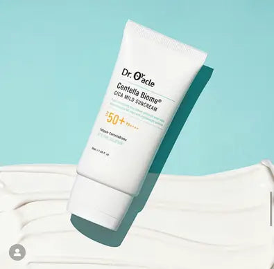 Успокаивающий солнцезащитный крем для лица Dr. Oracle Centella Biome Cica Mild Suncream 50ml