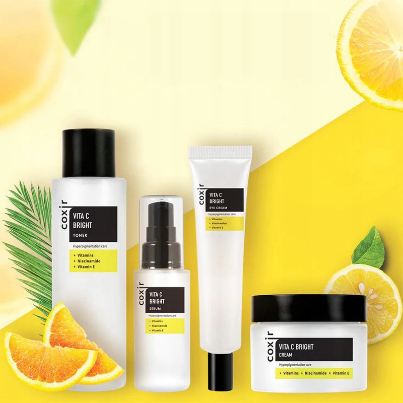 Осветляющий тонер с витаминами A, C, E и B3 Coxir Vita C Bright Toner