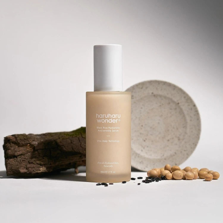 Гиалуроновая сыворотка против морщин HARU HARU WONDER Black Rice с гиалуроновой кислотой