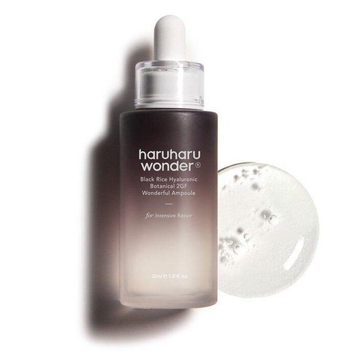 HaruHaru wonder Ампула на основе черного риса Black Rice Hyaluronic Botanical 2GF Ampoule 30 мл