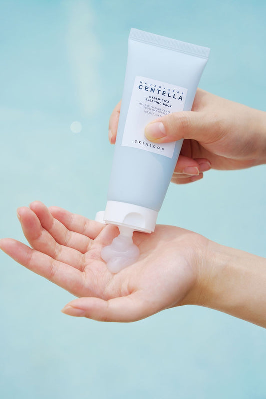 Увлажняющая ночная маска с центеллой SKIN1004 Madagascar Centella Hyalu-Cica Sleeping Pack 100 мл