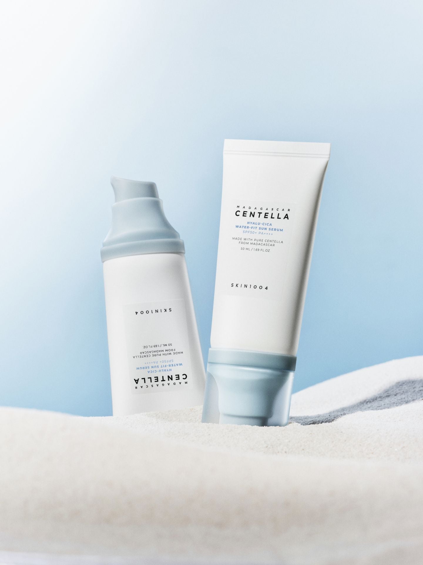 Солнцезащитная сыворотка SKIN1004 Madagascar Centella Hyalu-Cica Water-Fit Sun Serum SPF50+ PA++++