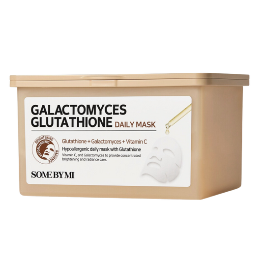 Набор осветляющих тканевых масок с галактомисисом Some By Mi Galactomyces Glutathione Daily Mask