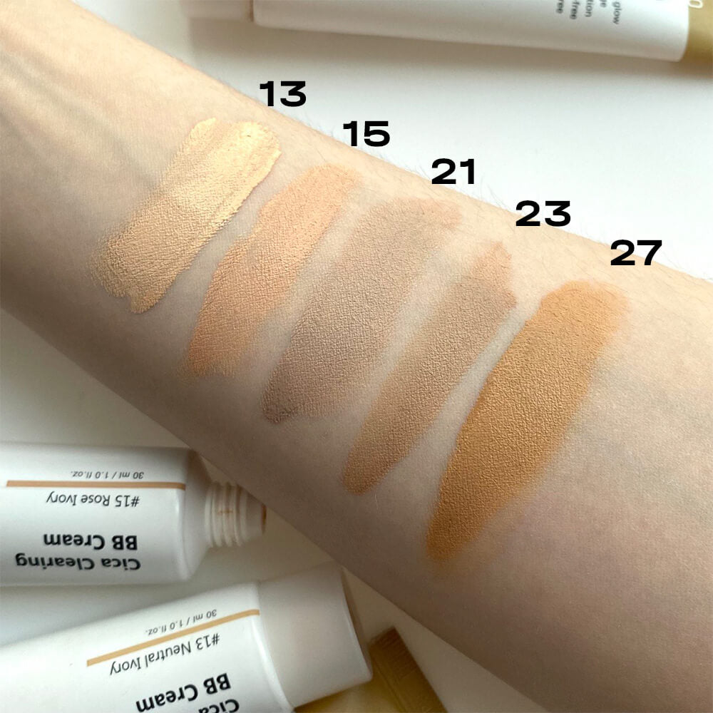 BB-крем для чувствительной кожи с экстрактом центеллы Purito Cica Clearing BB Cream - тон 21