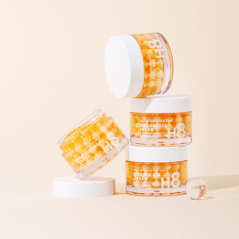 Антивозрастной капсульный крем с экстрактом золотого шелкопряда MEDI-PEEL Gold Age Tox Cream 50 ml