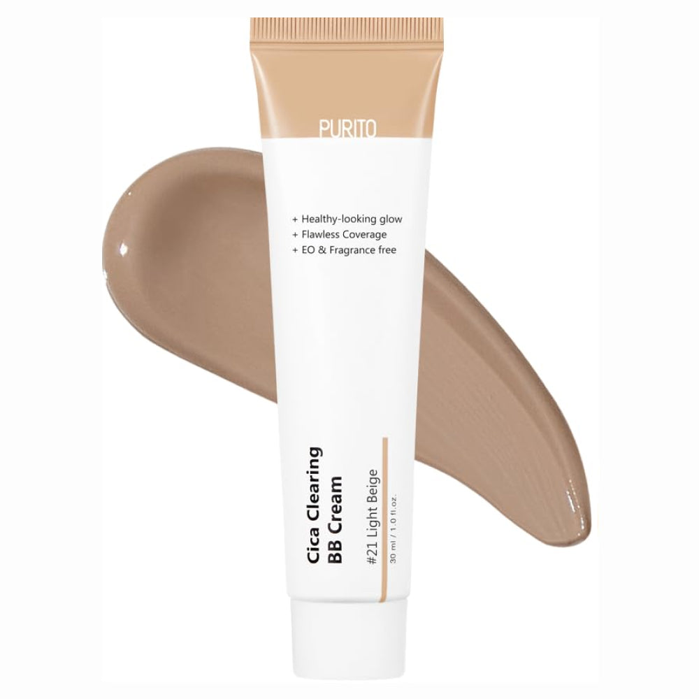 BB-крем для чувствительной кожи с экстрактом центеллы Purito Cica Clearing BB Cream - тон 21