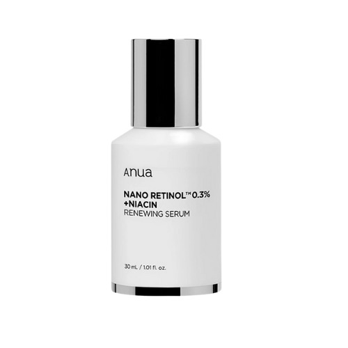 Обновляющая сыворотка с ретинолом и ниацинамидом Anua Nano Retinol 0,3% + Niacin Renewing Serum