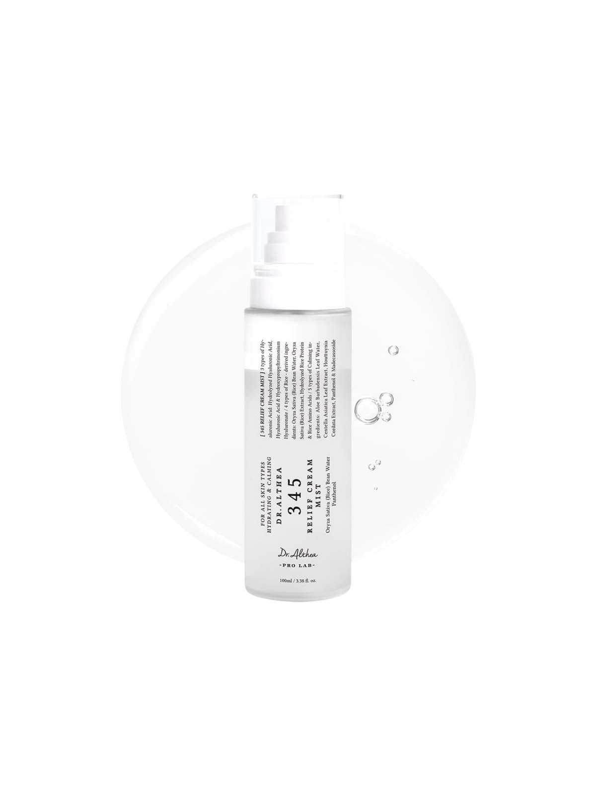 Успокаивающий мист с гидролатом риса и пантенолом Dr. Althea 345 Relief Cream Mist