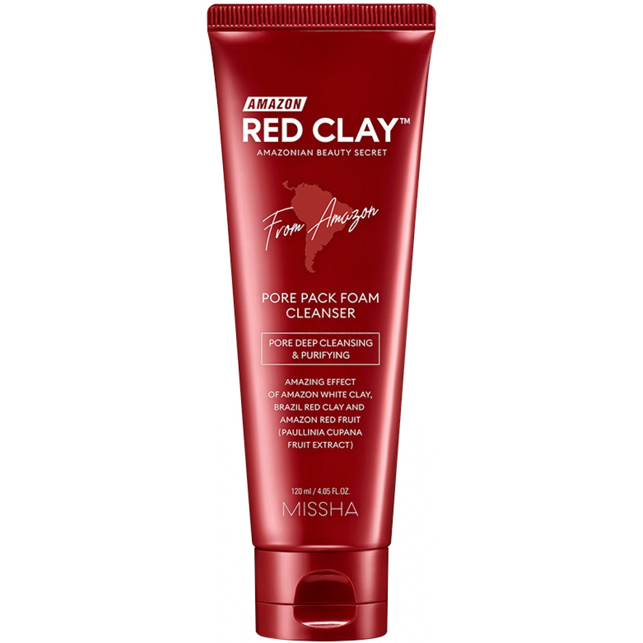 Пенка для умывания Missha Amazon Red Clay Pore Pack Foam Cleanser