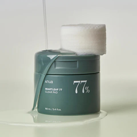 Отшелушивающие пэды с хауттюйнией и PHA-кислотой Anua Heartleaf 77% Clear Pad