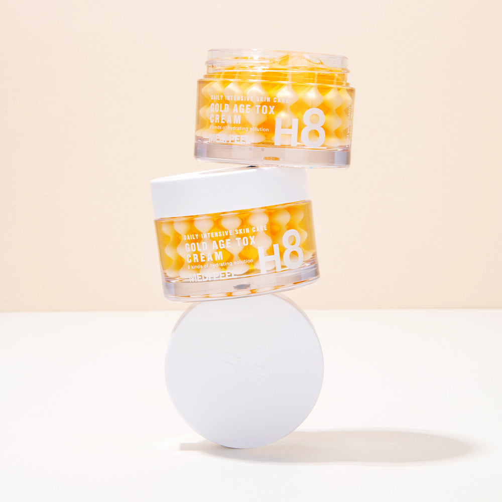 Антивозрастной капсульный крем с экстрактом золотого шелкопряда MEDI-PEEL Gold Age Tox Cream 50 ml