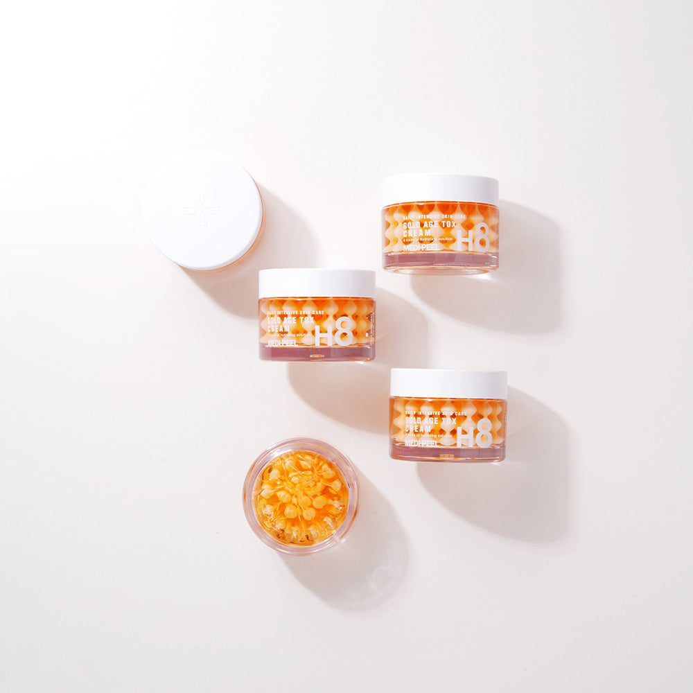 Антивозрастной капсульный крем с экстрактом золотого шелкопряда MEDI-PEEL Gold Age Tox Cream 50 ml